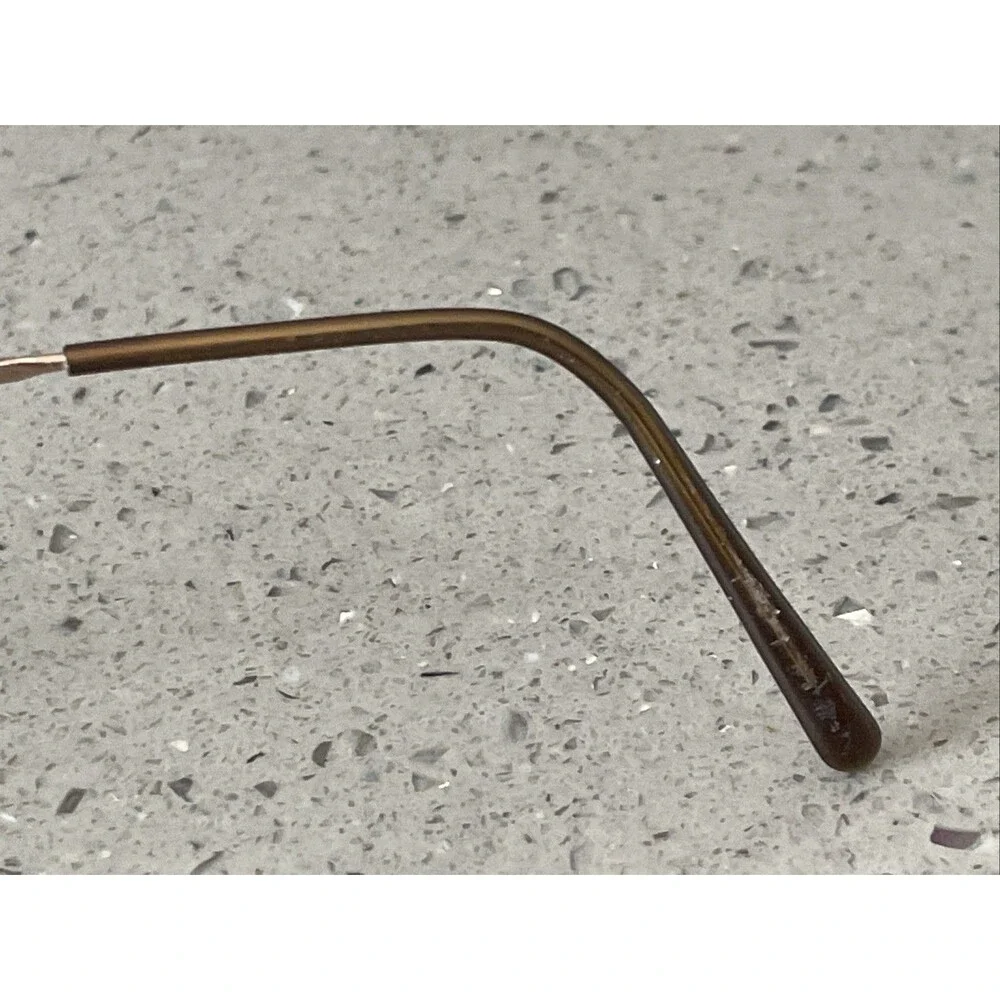 Sferoflex Eyeglasses Frames ONLY 2503-B 267 Rose Gold Half Rim Oval 49-18-130